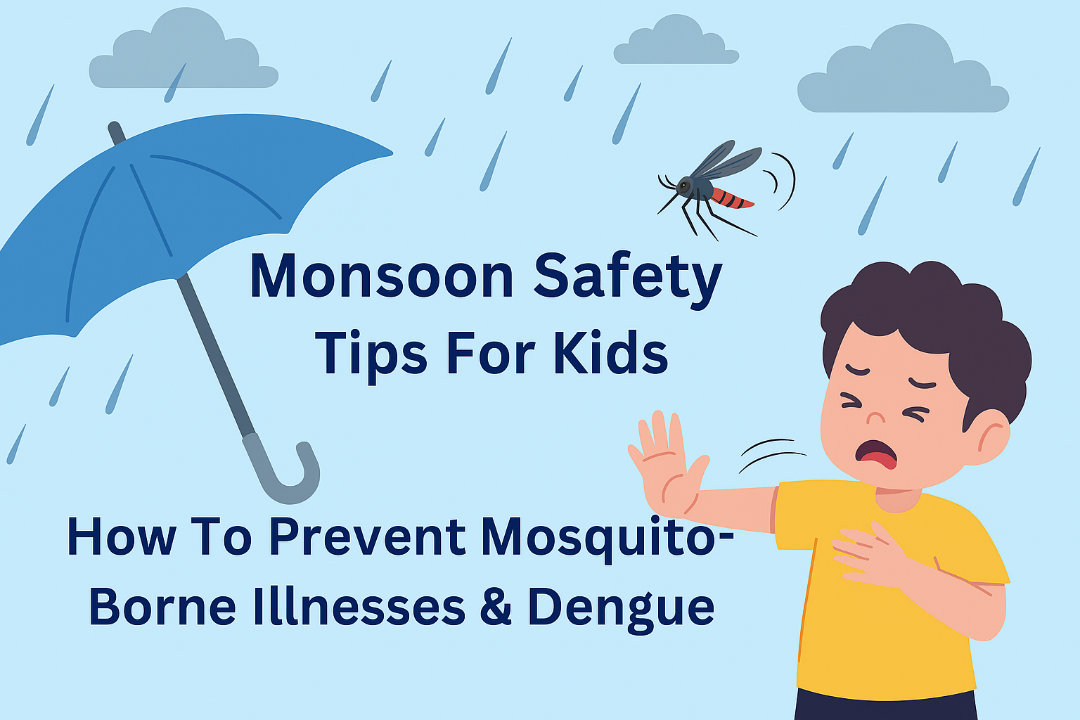 Monsoon Safety Tips For Kids: How To Prevent Mosquito-Borne Illnesses & Dengue