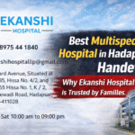 Ekanshi Hospital thumbnail with logo and contact details – Hadapsar & Handewadi
