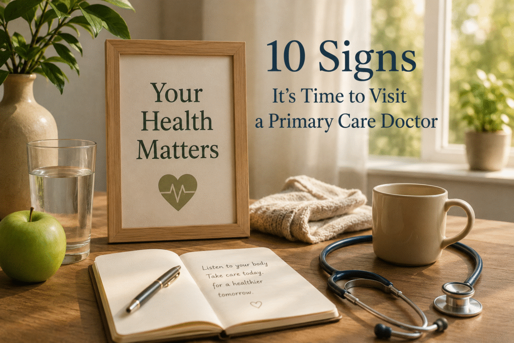 10 Signs It’s Time to Visit a Primary Care Doctor