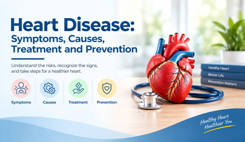 Heart Disease: Symptoms, Causes, Treatment and Prevention